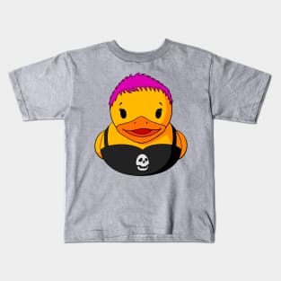 Punk Girl Rubber Duck Kids T-Shirt